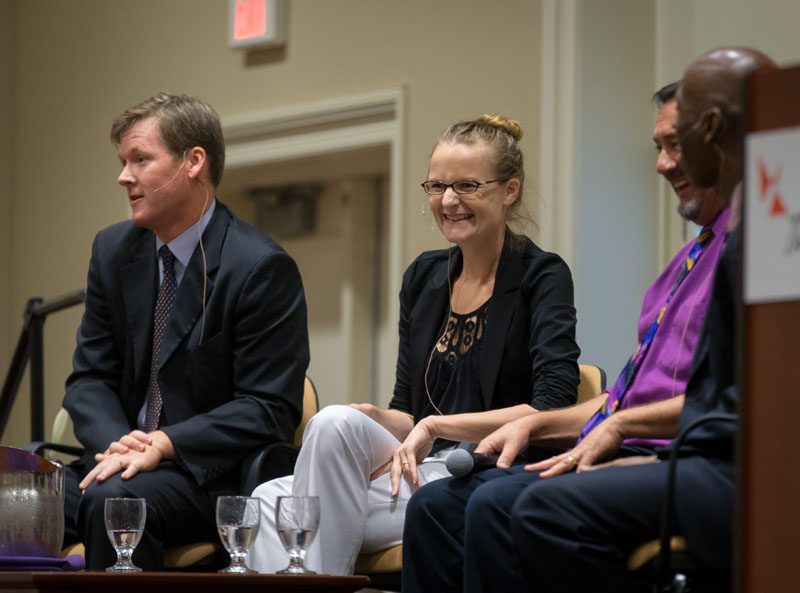 (l-r) Kirby Mitchell, Amy Barch, Bruce Forbes and Jerry Blassingame