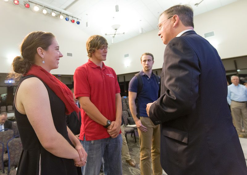 Students with Chuck Rosenberg