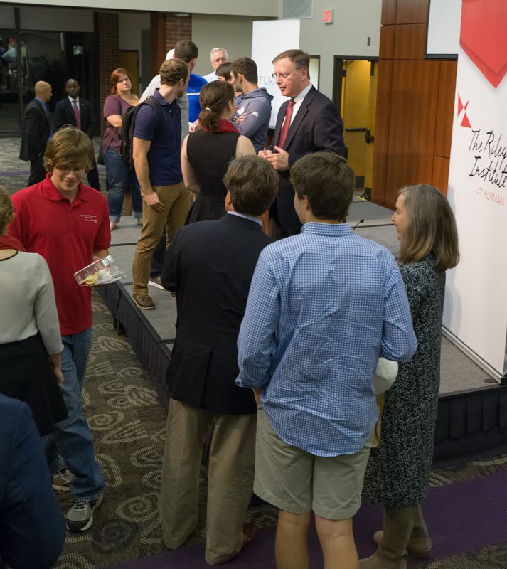 The timely topic of Chuck Rosenberg's address prompted many questions