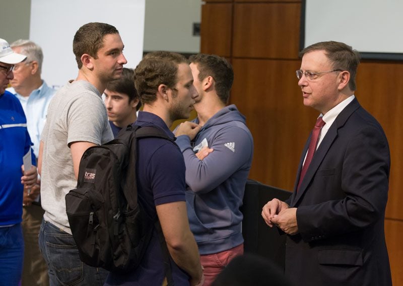 Students with Chuck Rosenberg