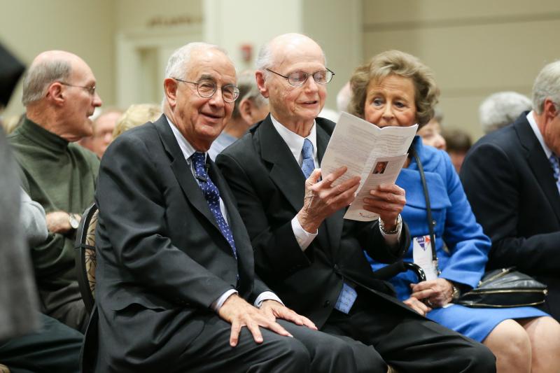 Peter Hart with Secretary Riley