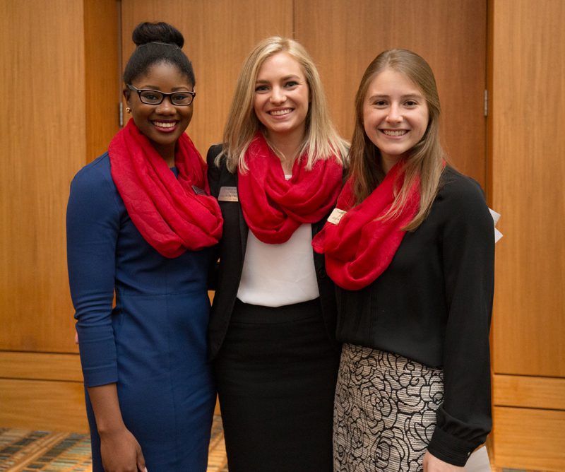 Riley Institute Advance Team Members (l-r): Crystal Brockington, Julia Reynolds and Julie Roberts