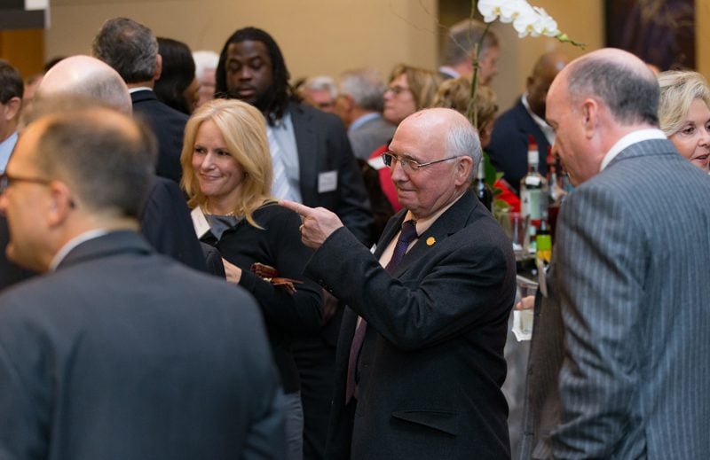 (center) Senator Paul Campbell