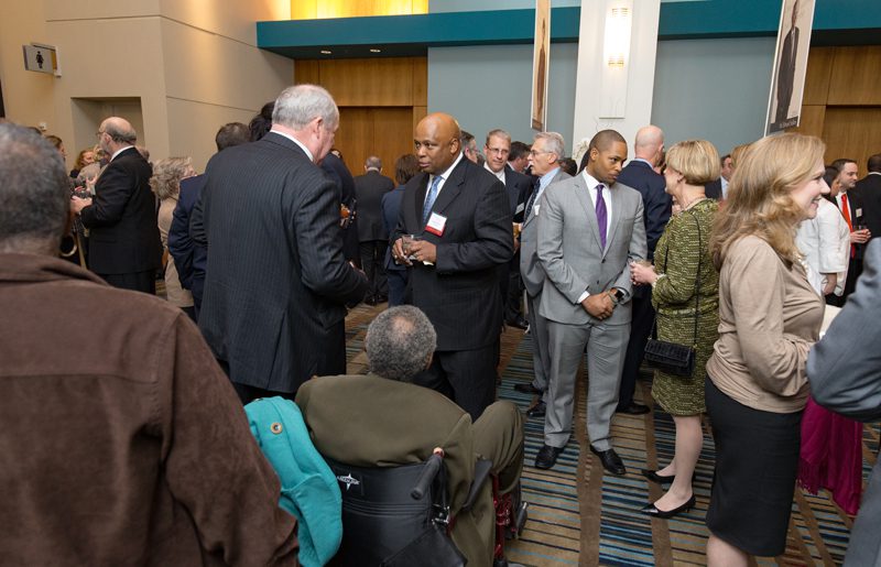 Gerald Malloy speaking with Ken Childs