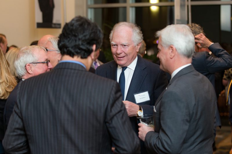 Ed Sellers speaking with guests