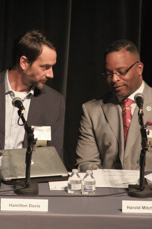 (l-r) Hamilton Davis and Harold Mitchell