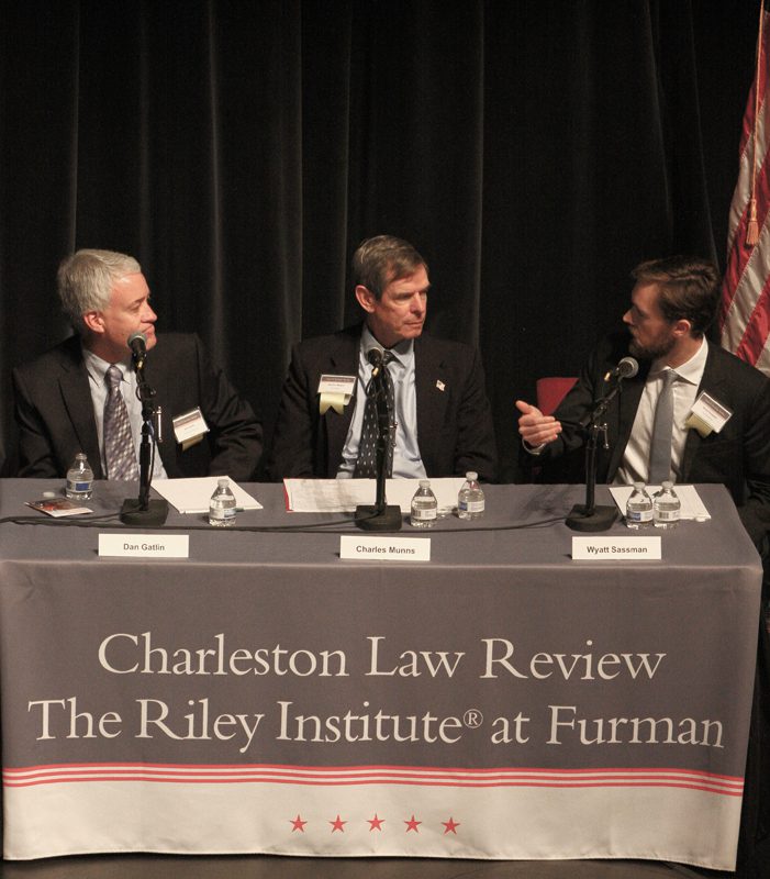 (l-r) Dan Gatlin, Charles Munns and Wyatt Sassman