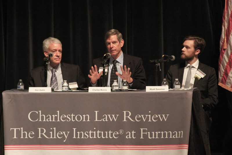 (l-r) Dan Gatlin, Charles Munns and Wyatt Sassman