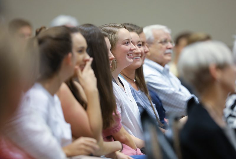 Many Furman students were in attendance