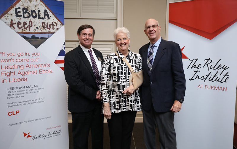 (l-r) Don Gordon, Deborah Malac and Bill Lavery