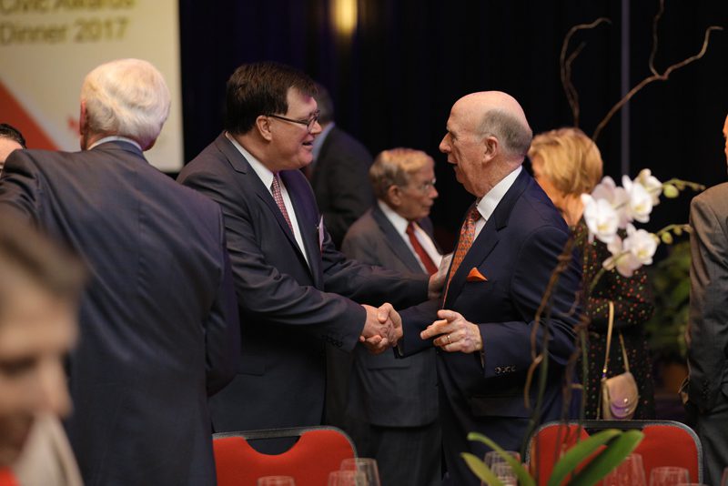 Jay Lucas and David Wilkins in the foreground and Senator Hugh Leatherman, who received the 2007 David Wilkins Award for Excellence in Legislative Leadership, in the background