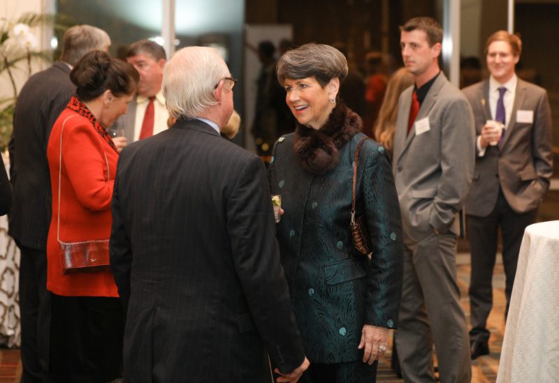 Paula Harper Bethea with a guest