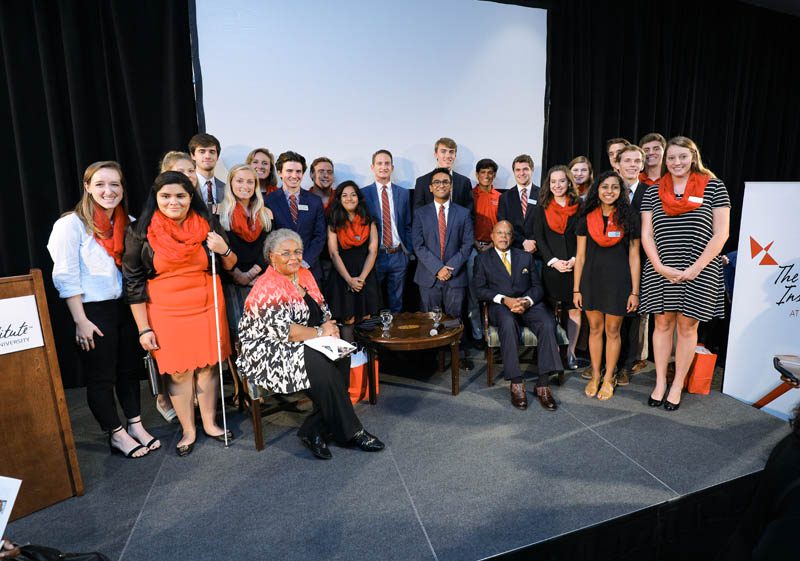 The Riley Institute Advance Team with Beryl Dakers and Henry Louis Gates, Jr.