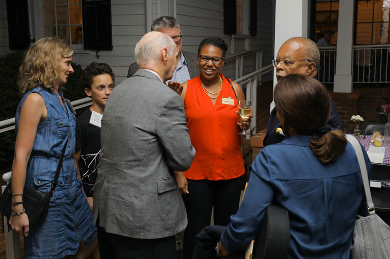 Secretary Riley with Henry Louis Gates
