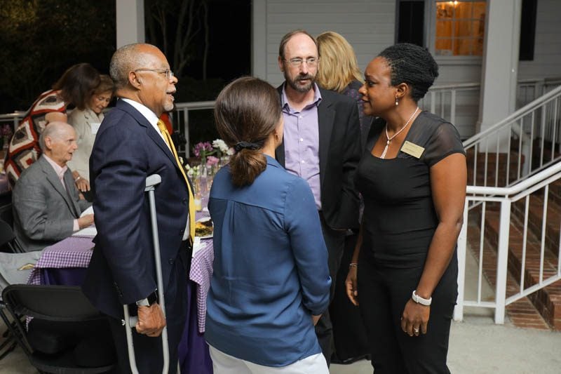 Guests speaking with Henry Louis Gates