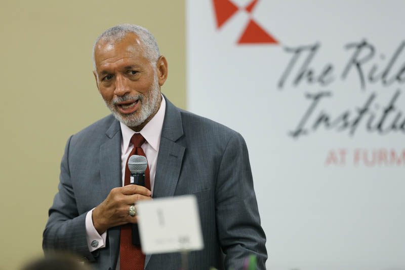 Charles Bolden shares his story with the students
