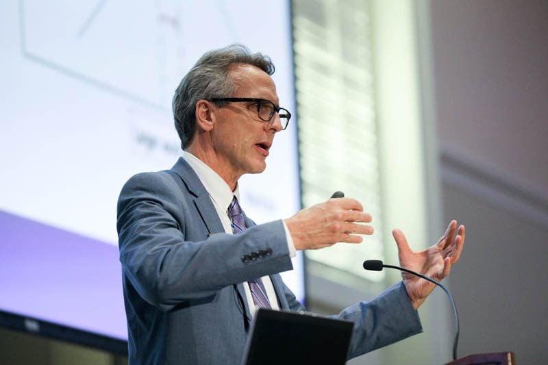 Ken Peterson, Furman dean of faculty and John D. Hollingsworth, Jr. Professor of Economics