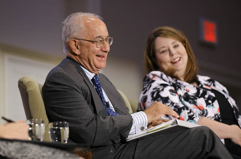 (l-r) Peter Hart and Jessica Taylor