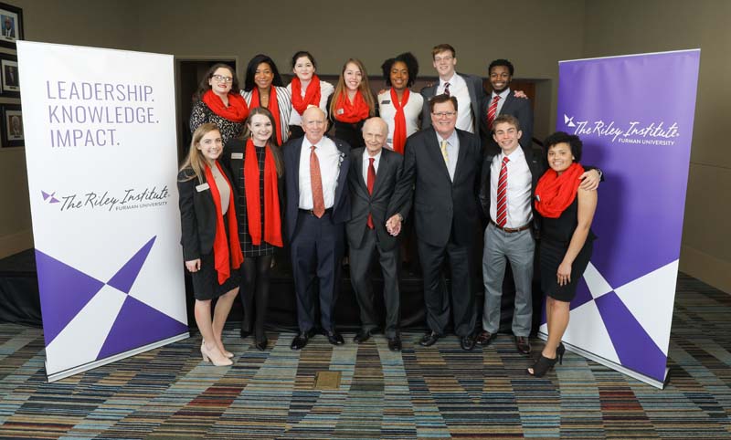 David Wilkins, Secretary Riley and Jay Lucas with the Advance Team
