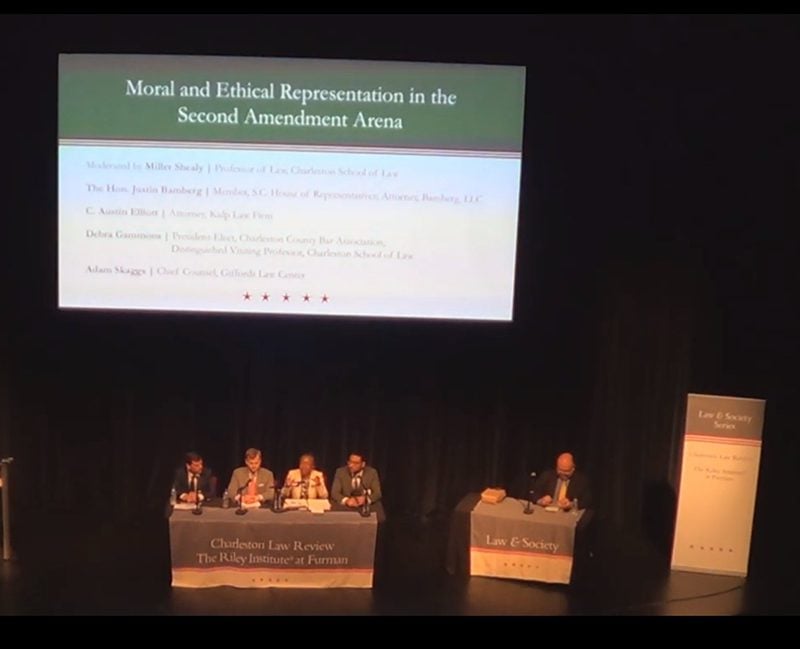 Panel three: Moral and Ethical Representation in the Second Amendment Arena moderated by Miller Shealy