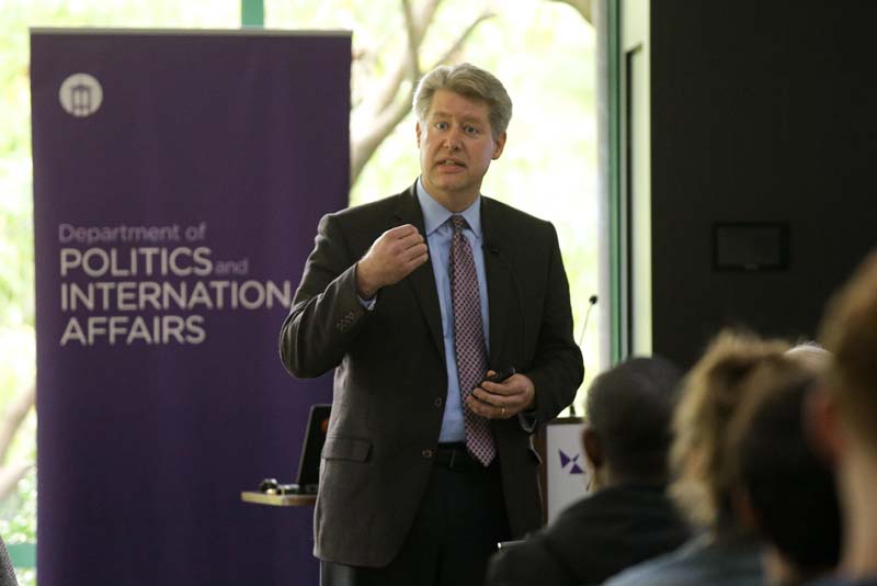 Andy Rudalevige, Ph.D., Professor of Government, Bowdoin College, specializing in the modern presidency and interbranch relations