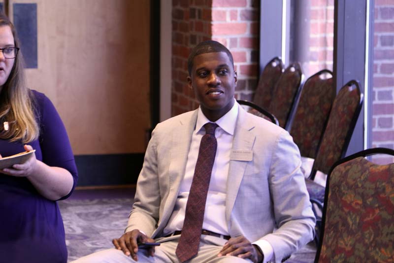 Maurice Owens, Furman class of 2000, head of D.C. office for Libra and former coordinator of the White House situation room
