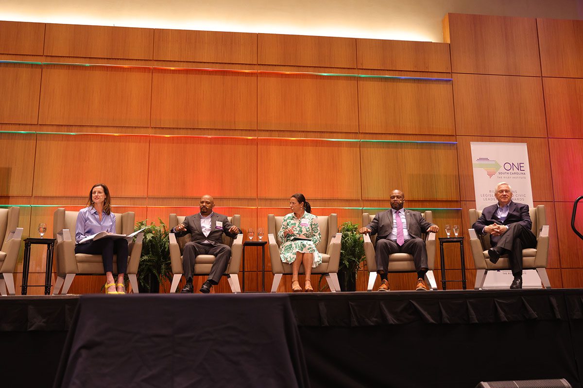 During the first panel, principals spoke about building trust and collaborating with partners. 