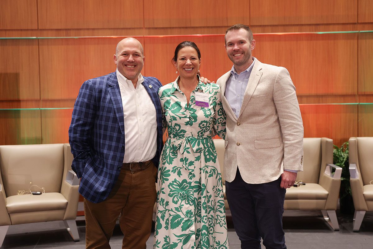 Northside Development Group leadership over the years: Curt McPhail, Tammie Hoy Hawkins, and Michael Williamson.