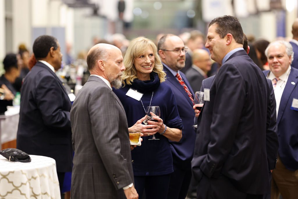 Guests enjoyed a cocktail and social hour before the dinner and awards presentation. 