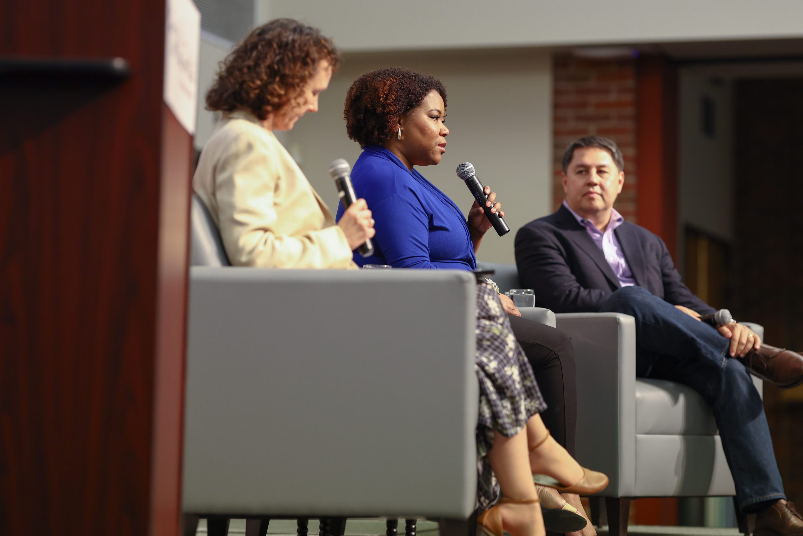 Panelists included Danielle Vinson, Meliah Bowers Jefferson, and Nu Wexler