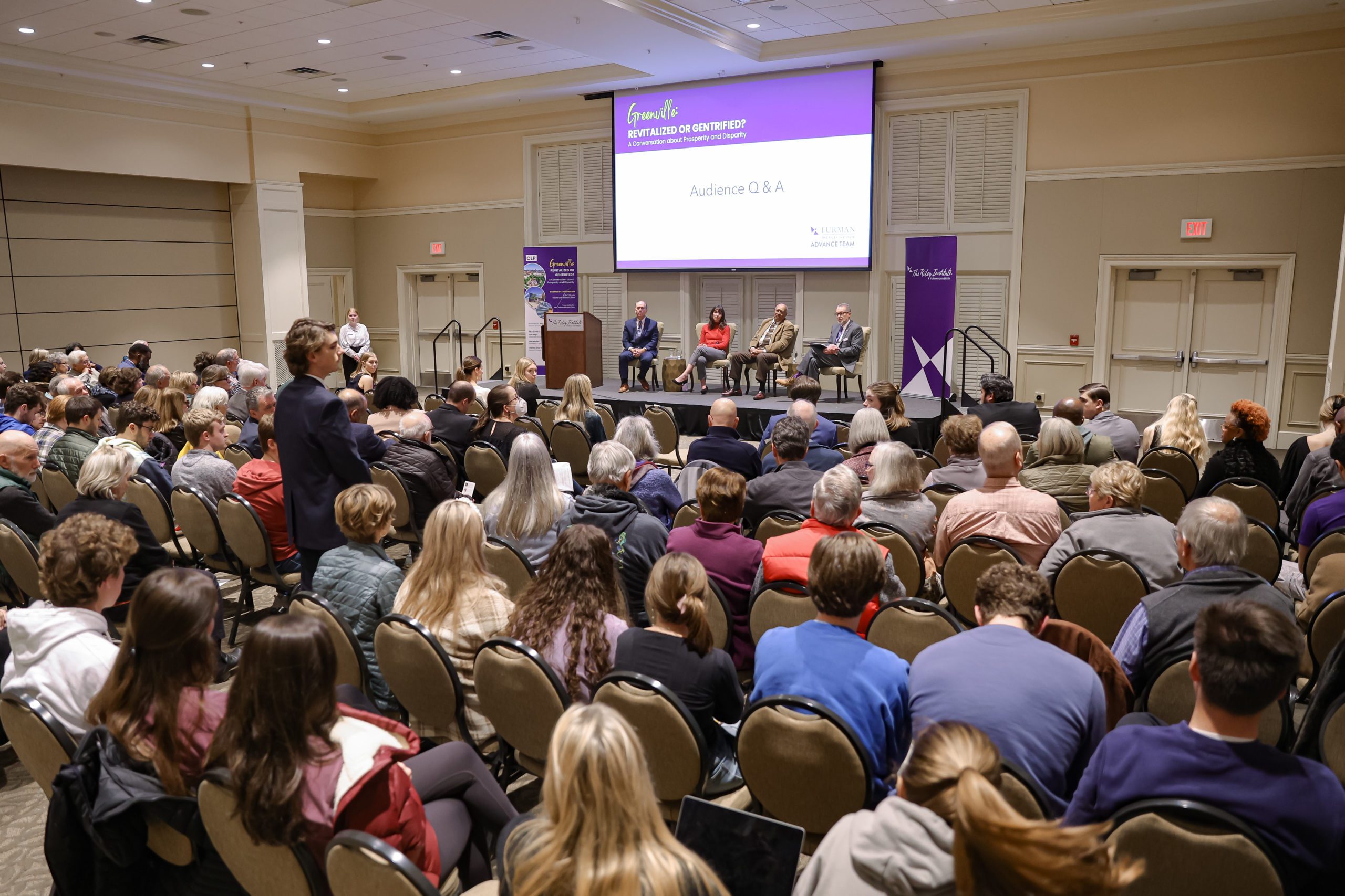The program concluded with audience questions from community members and students, providing thought-provoking discussions among the panelists.