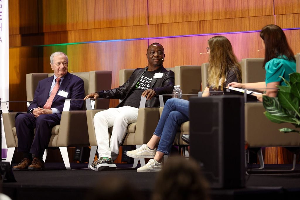 Bill Finn, Terrance Ferrell, Amy Barch, and Julie Meredith onstage