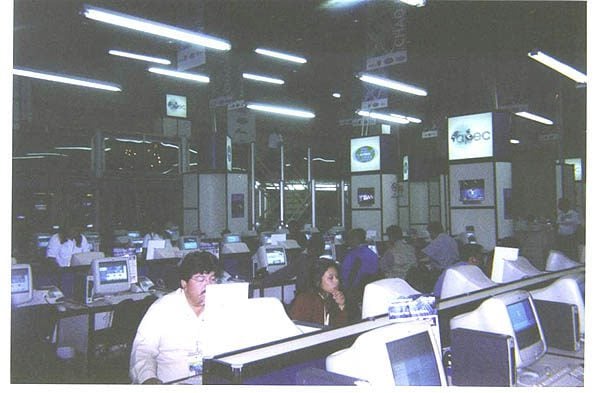 Computer control room for APEC meeting