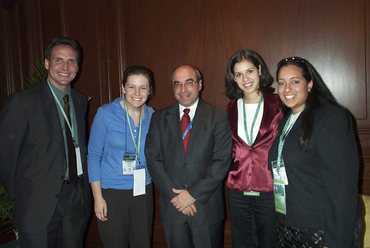 (l-r) Dr. Ken Petersen. Jordan Teague, Bob Prieto, U.S. ABAC member, Monica Handa and Cindy Youssef