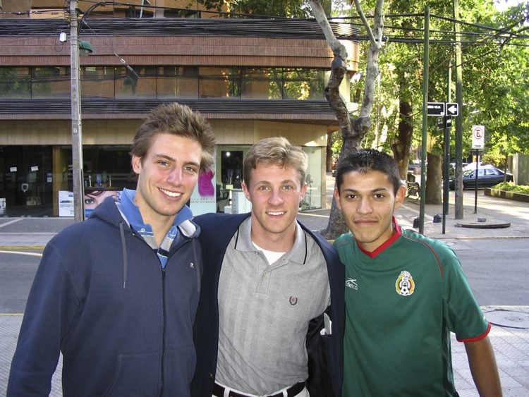 David (New Zealand), Chris Schoen (US), and Diego Lemus (a high school student from Indiana)