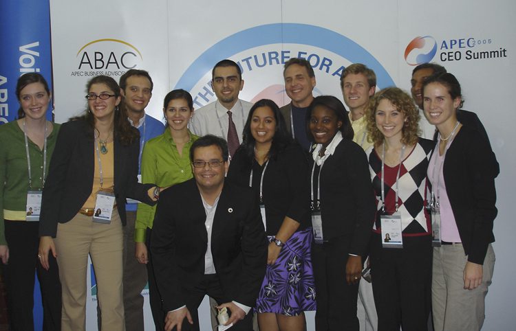 FU students and Mario Artaza, Second Secretary, Embassy of Chile (Beijing)