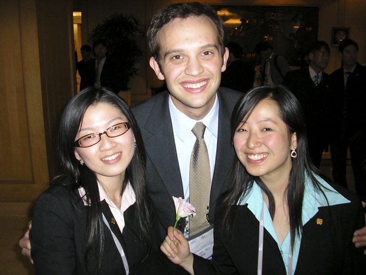 Mitchell Goldsmith with Chinese delegates