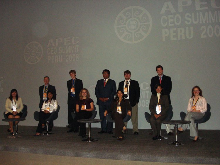 Voices students at press conference