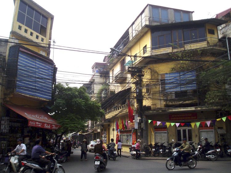 The streets of Hanoi