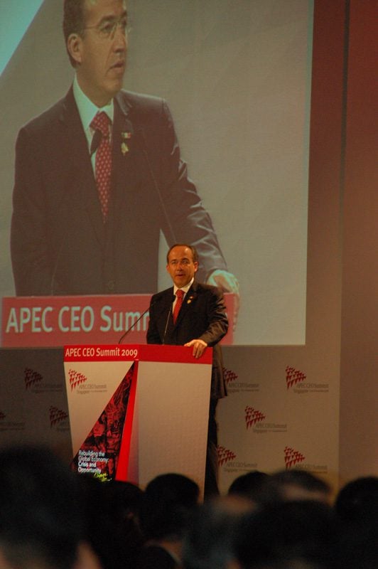 President Felipe Calderon of Mexico