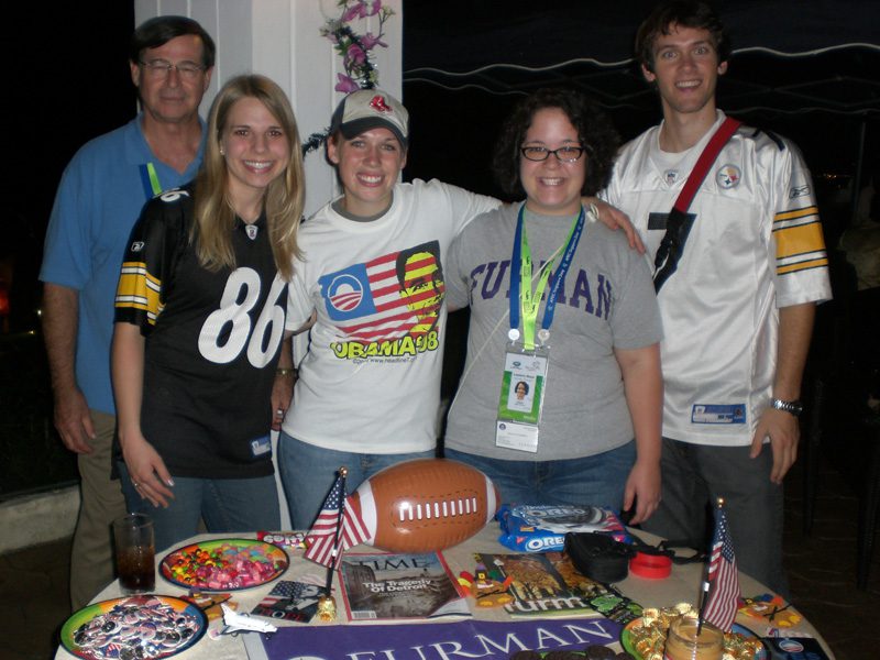 Don Gordon, Kelly, Hannah, Dez and Cary on cultural night
