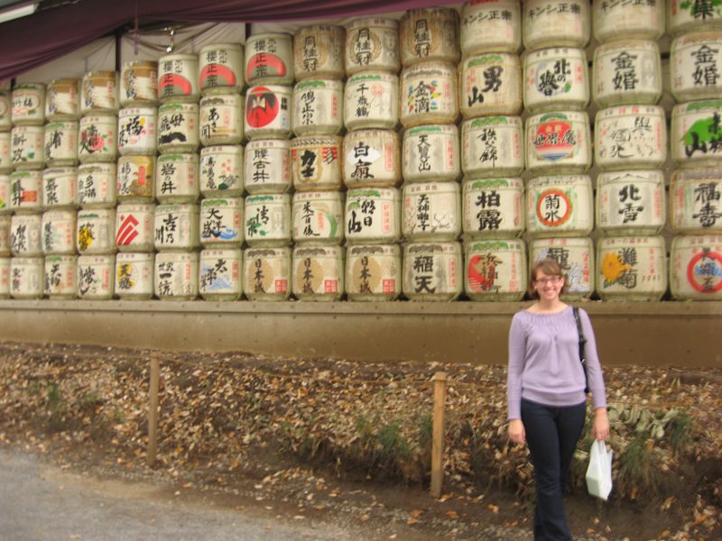 Marissa at the Meiji Shrine