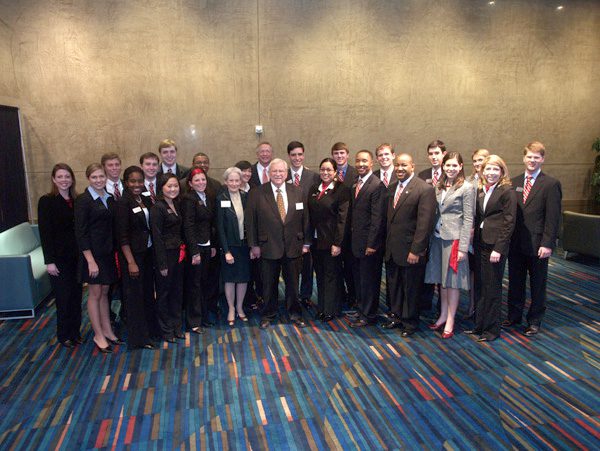 The Advance Team with former United States senators Howard Baker and Nancy Kassebaum Baker in Columbia, SC for the Wilkins Award Dinner
