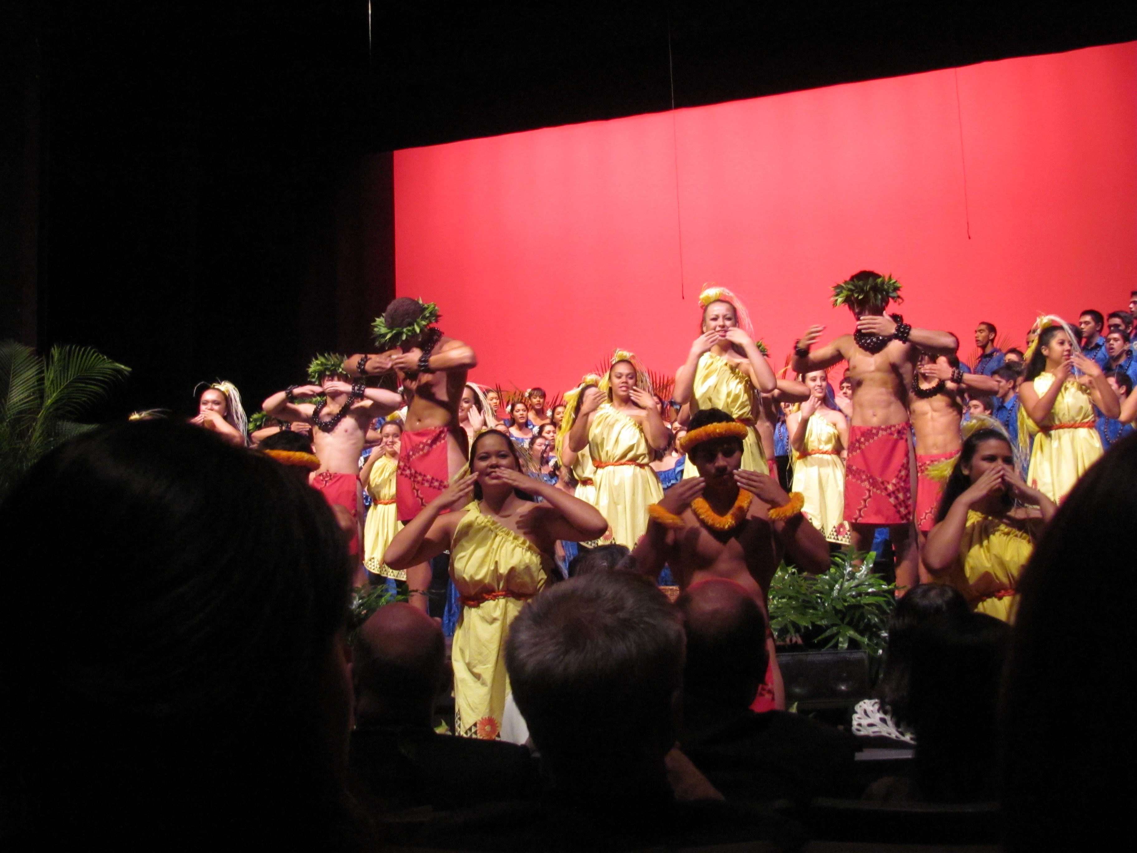 More performances by the Kamehameha students