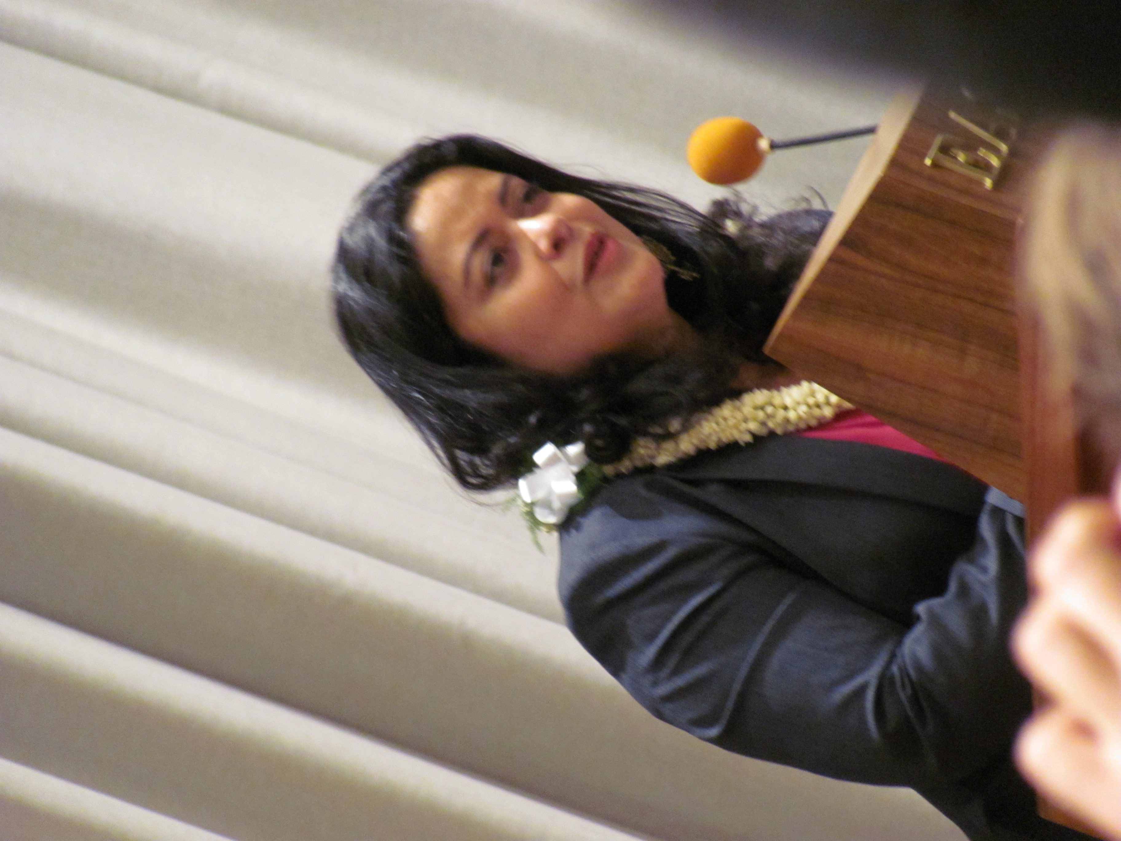 Barack Obama's sister, Maya Soetoro-Ng, who has Ph.D. in Education