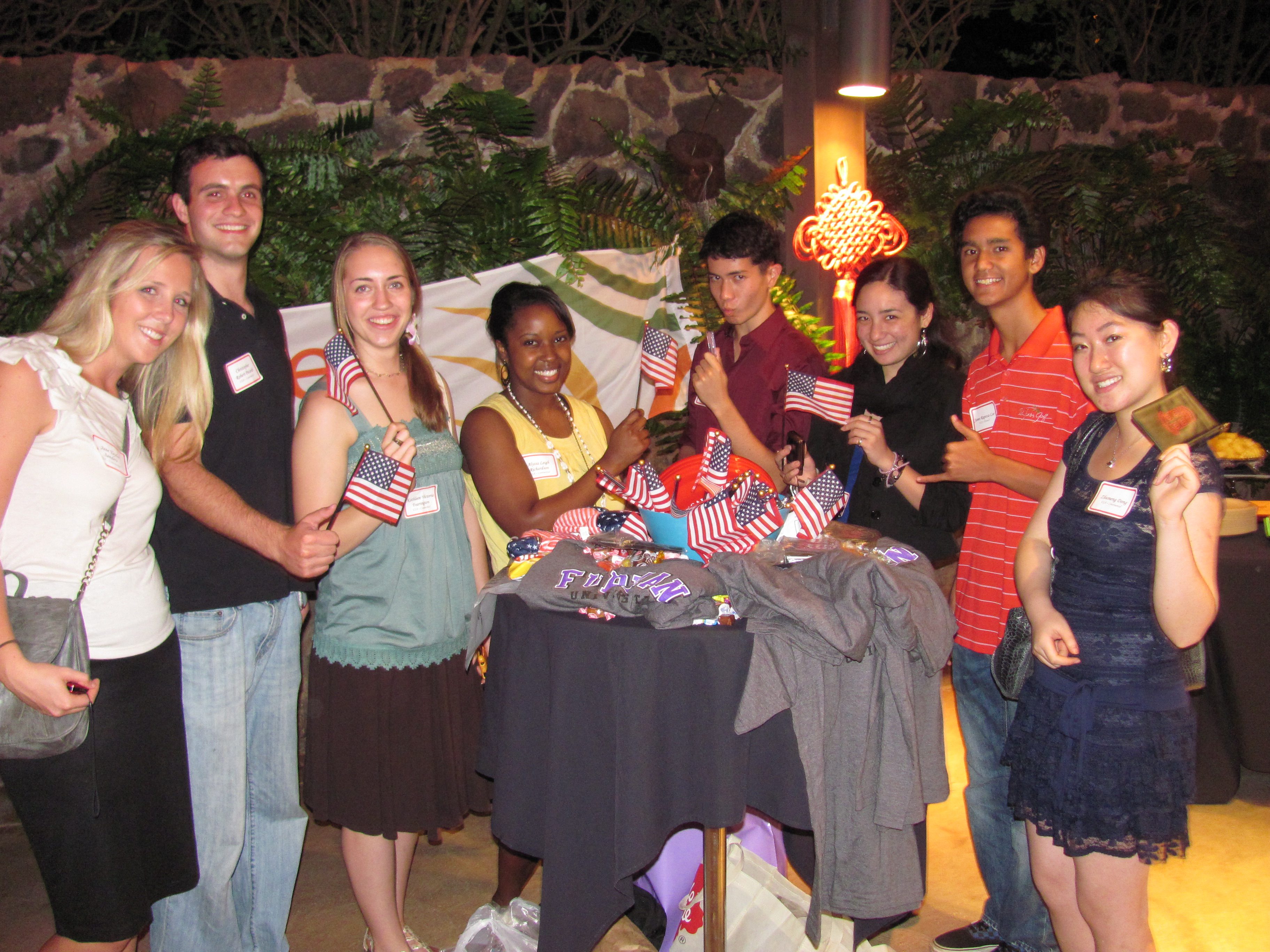 Cultural night: Furman students share gifts with students from other participating countries