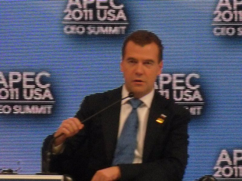 Russian President Dmitry Medvedev