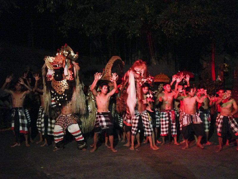 A native Kecak dance was performed for the guests