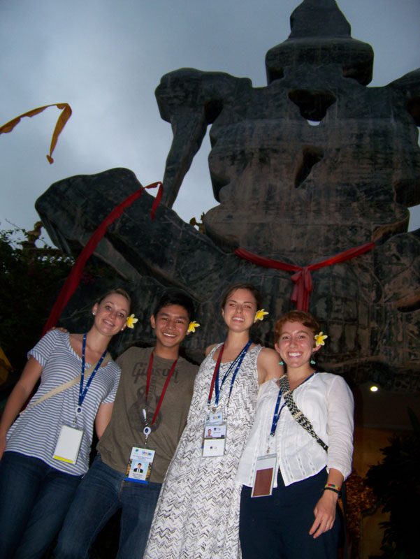 Katie, Mark (Philippines), Sara, and Emily at the Blanco Museum