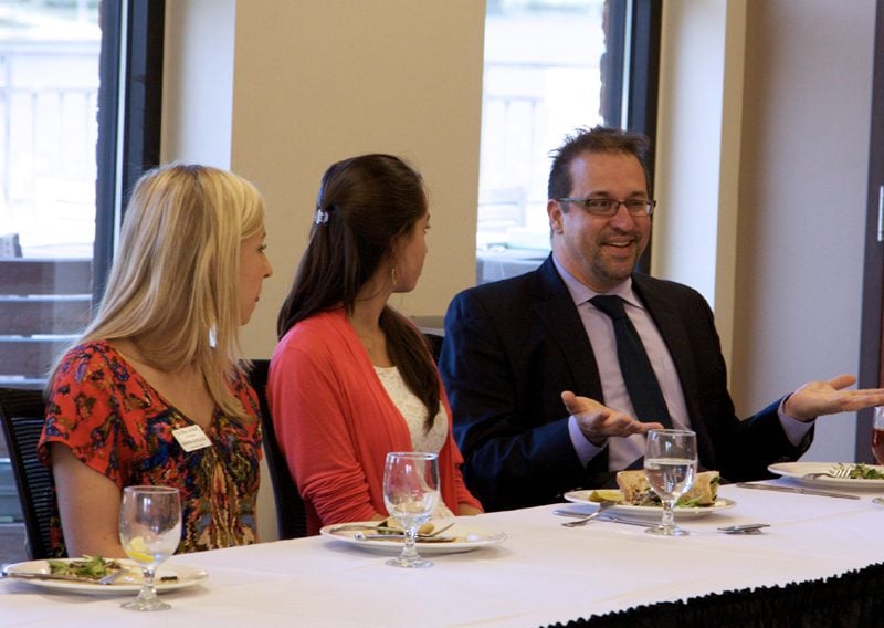 The Advance Team had the opportunity to have lunch with the China's Global Rise symposium speakers